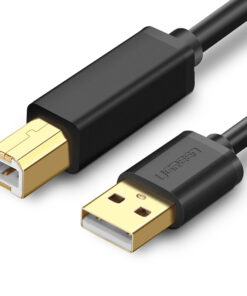 AM to BM GREEN USB 2.0 Print Cable 5m - (Black)