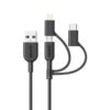 Anker 3 in 1 Powerline II (0.9m) C89 - Black A8436H12