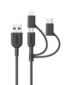 Anker 3 in 1 Powerline II (0.9m) C89 - Black A8436H12