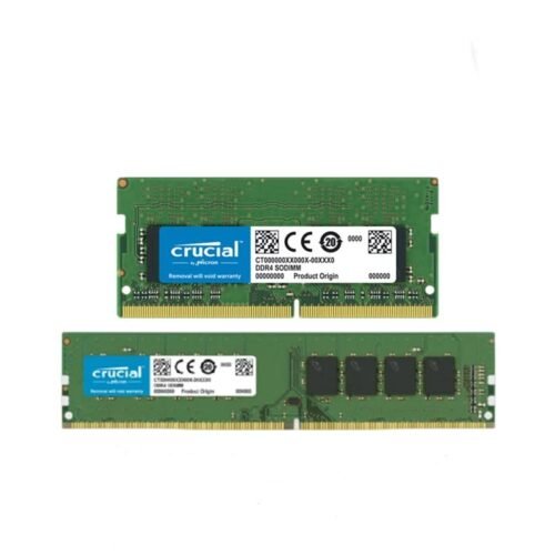 Crucial Memoria RAM DDR4 8GB - CB8GU2666, Black