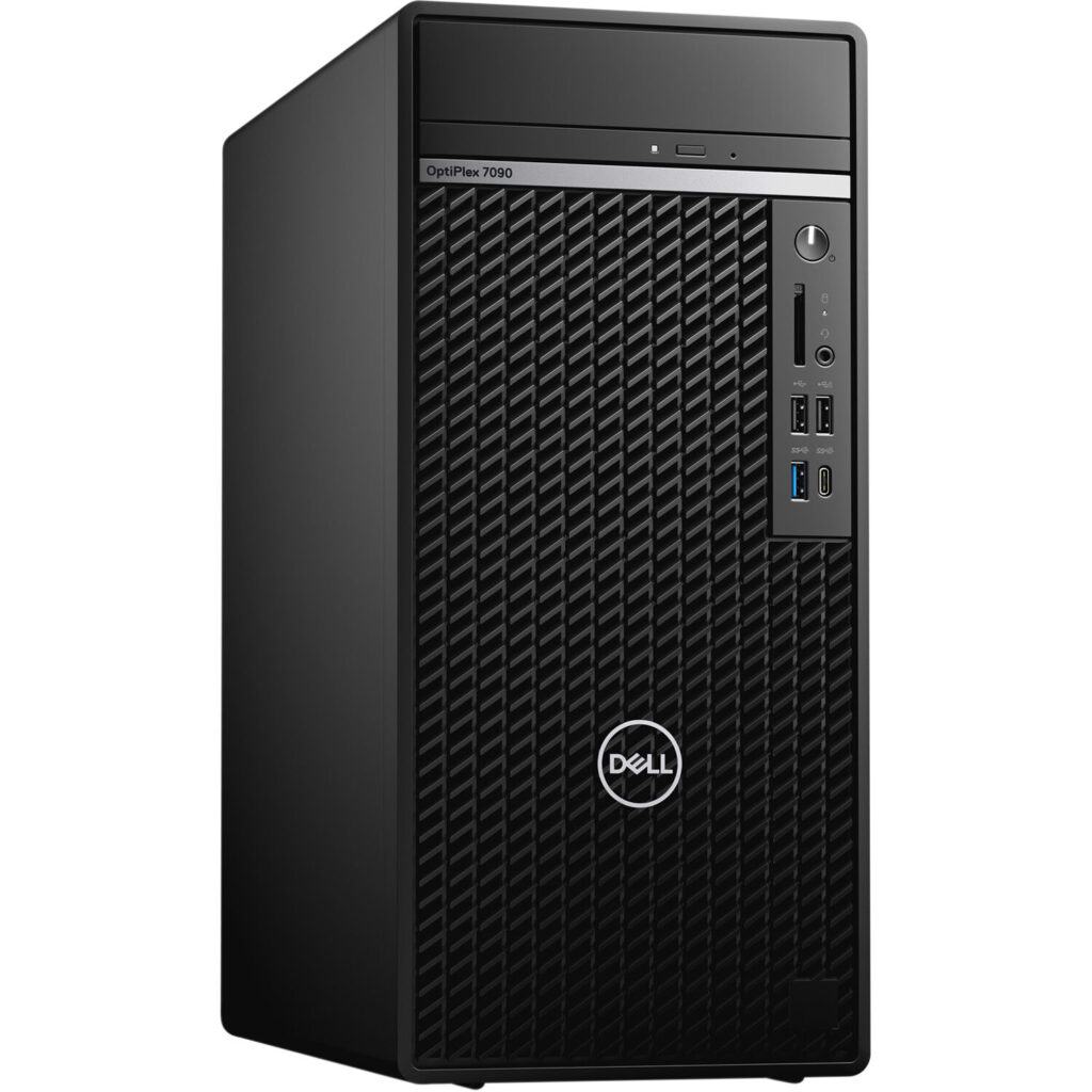 Dell Optiplex 7090 MT Desktop Core i7-10700 Processor, 4GB RAM, 1TB Hard Disk, 19 Inch Monitor