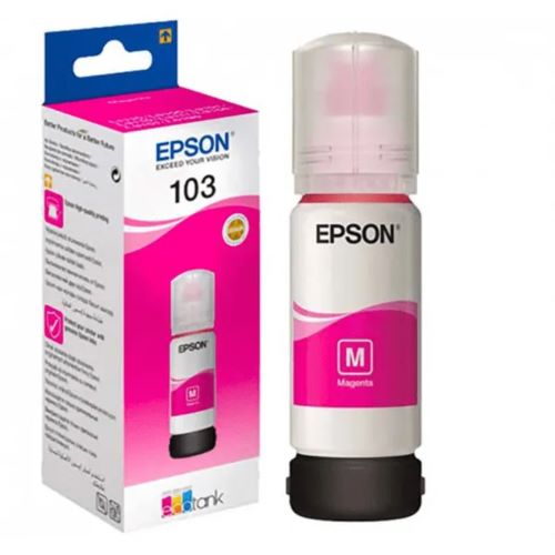 Epson 103 EcoTank Magenta Ink Bottle 65ml (C13T00S34A)