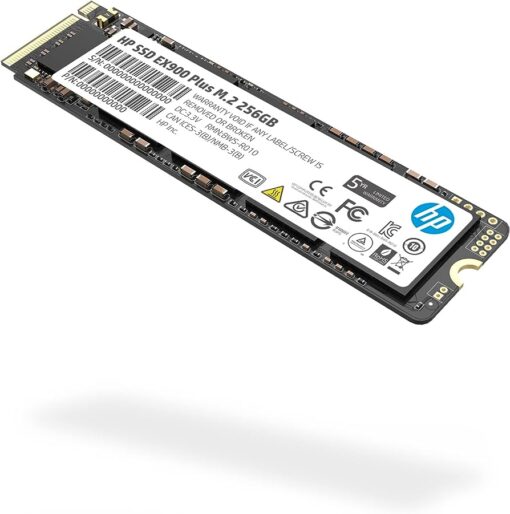 HP EX900 Plus 256GB NVMe PCIe M.2 Interface SSD, GEN 3 x 4, 8 Gb-s Internal SSD Up to 2000 MB-s - 35M32AA#ABA