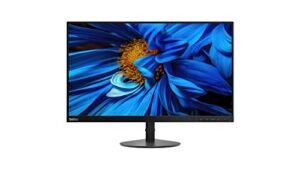 Lenovo Monitor S24e 10 ThinkVision 23.8inches WLED, Raven Black, 62AEKAT2UK