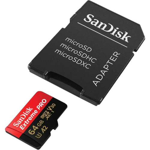 SanDisk Extreme PRO 64GB microSDXC UHS-I Memory Card (SDSQXCU-064G-GN6MA)
