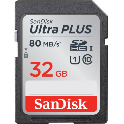 SanDisk Ultra 32GB microSDXC UHS-I Memory Card Class 10 120MB-s (SDSQUA4-032G-GN6MN)