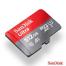 SanDisk Ultra 512GB Micro SD Card SDXC A1 UHS-I 120MB/s Mobile Phone TF Memory Card (SDSQUA4-512G-GN6MN)