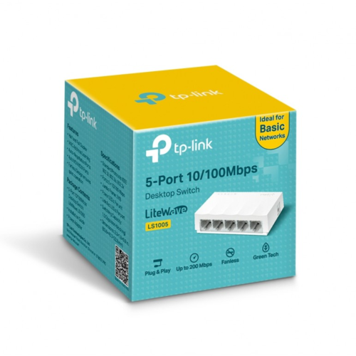 TP-Link LS1005 5-Port 10-100Mbps Desktop Switch