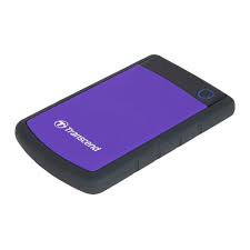 Transcend Storejet 2TB Portable USB 3.0 Hard Disk (TS2TSJ25H3P), Purple