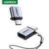 Ugreen Type C To Usb 3.0 A Adapter Cable With Lanyard (Space Gray) Ug-50283