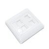 Vention 4-Port Wall Faceplate White 86 Type – VEN-IFCW0