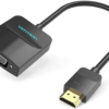 Vention HDMI to VGA Converter 0.15 Meter Black – VEN-42154
