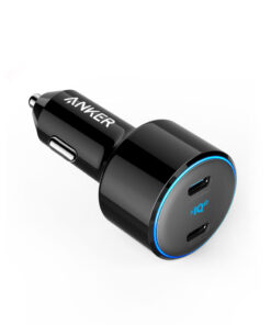 Anker PowerDrive+ III Duo – 2-Port High-Speed USB-C Car Charger – A2725 – Black