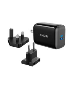 Anker PowerPort III 65W Pod with US, UK and EU Plugs – A2712 – Black