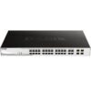 D-Link DGS-F1210-26PS-E – 24 port Managed Gigabit Switch with 24 10/100/1000 Mbps PoE ports, 2 Gigabit SFP uplink ports. – DGS-F1210-26PS