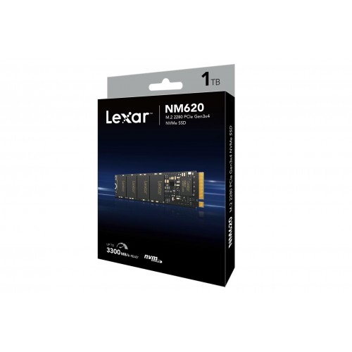 LEXAR LNM620 internal SSD M.2 PCIe NVMe 2280 – 1TB – LNM620X001T-RNNNG