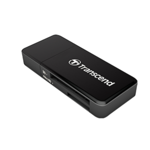 Transcend SD and microSD Card Reader USB 3.1 Gen 1, Black – TS-RDF5K