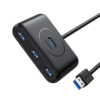 UGREEN 4-Port USB 3.0 Hub with USB-C & USB-A 2-in-1 interface 1M Black – CR113 – UG-40850