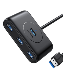 UGREEN 4-Port USB 3.0 Hub with USB-C & USB-A 2-in-1 interface 1M Black – CR113 – UG-40850