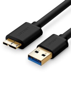 UGREEN USB-A 3.0 to Micro USB 3.0 Male Cable 0.5m (Black) – UG-10840