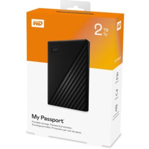 WD My Passport 2TB – Black – WDBYVG0020BBK-WESN