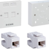 D-Link Dual Faceplate With Keystone Modules