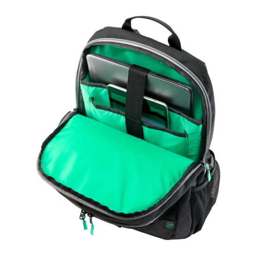 HP 15.6-Inch Active Backpack Black and Mint Green Laptop Bag