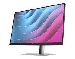 HP E24 G5 23.8 inch Monitor Black, HDMI, Security Cable - 6N6E9AA