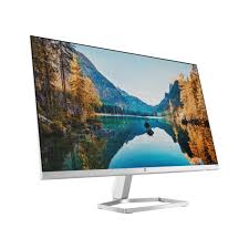 HP M24fw 23.8 inch Monitor, White, VGA, HDMI 1.4 - 2D9K1AA