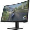 HP X27c 27 inch Gaming Monitor, Adjustable, Black, HDMI - 32G13AS