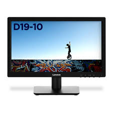 Lenovo D19-10 18.5-inch Monitor, Black, VGA, HDMI - 61E0KCT6EU