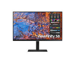 Samsung ViewFinity S8 32 inch Monitor, HDMI - LS32B800PXMXUE