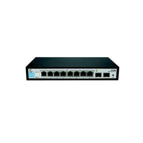D-Link 8 Port PoE Gigabit Smart Managed Switch – DGS-F1100-10PS-E-B