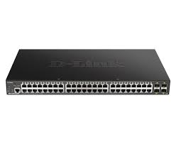 D-Link DGS-1250-52XMP 52-Port 48 x 10 100 1000BASE-T PoE ports 4 x 10G SFP+ ports