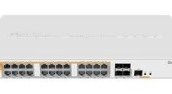 MikroTik 24 Port Gigabit Ethernet Switch - CRS328-24P-4S+RM