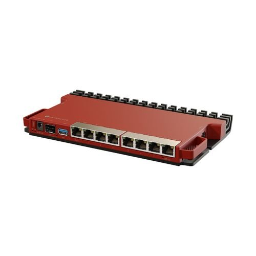 MikroTik L009UiGS-2HaxD-IN Wireless Router Gigabit Ethernet WiFi 6 – Red