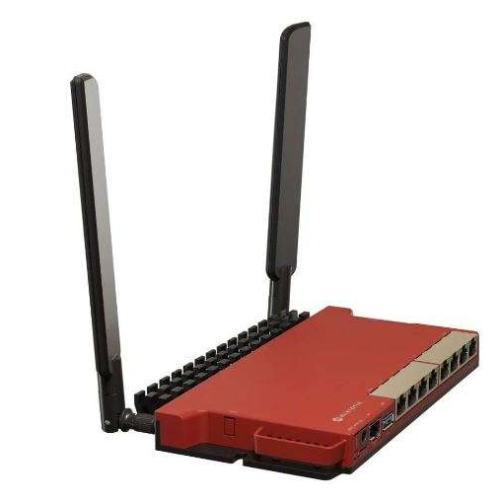 MikroTik L009UiGS-RM 2.5 Gigabit Ethernet Wired Router with SFP – Red