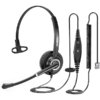 Fanvil HT302 QD to RJ9 Dual Ear Wired Headset