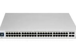 Ubiquiti 48-port (32) GbE PoE+ RJ45 ports (16) GbE RJ45 ports, (4) 1G SFP ports, 195W