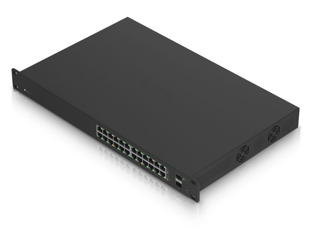 Ubiquiti EdgeSwitch 24-Port 250W Managed Gigabit PoE Switch – ES-24-250W