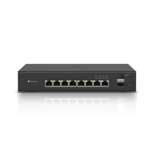 Ubiquiti EdgeSwitch 8-Port Managed Gigabit PoE Switch – ES-8-150W