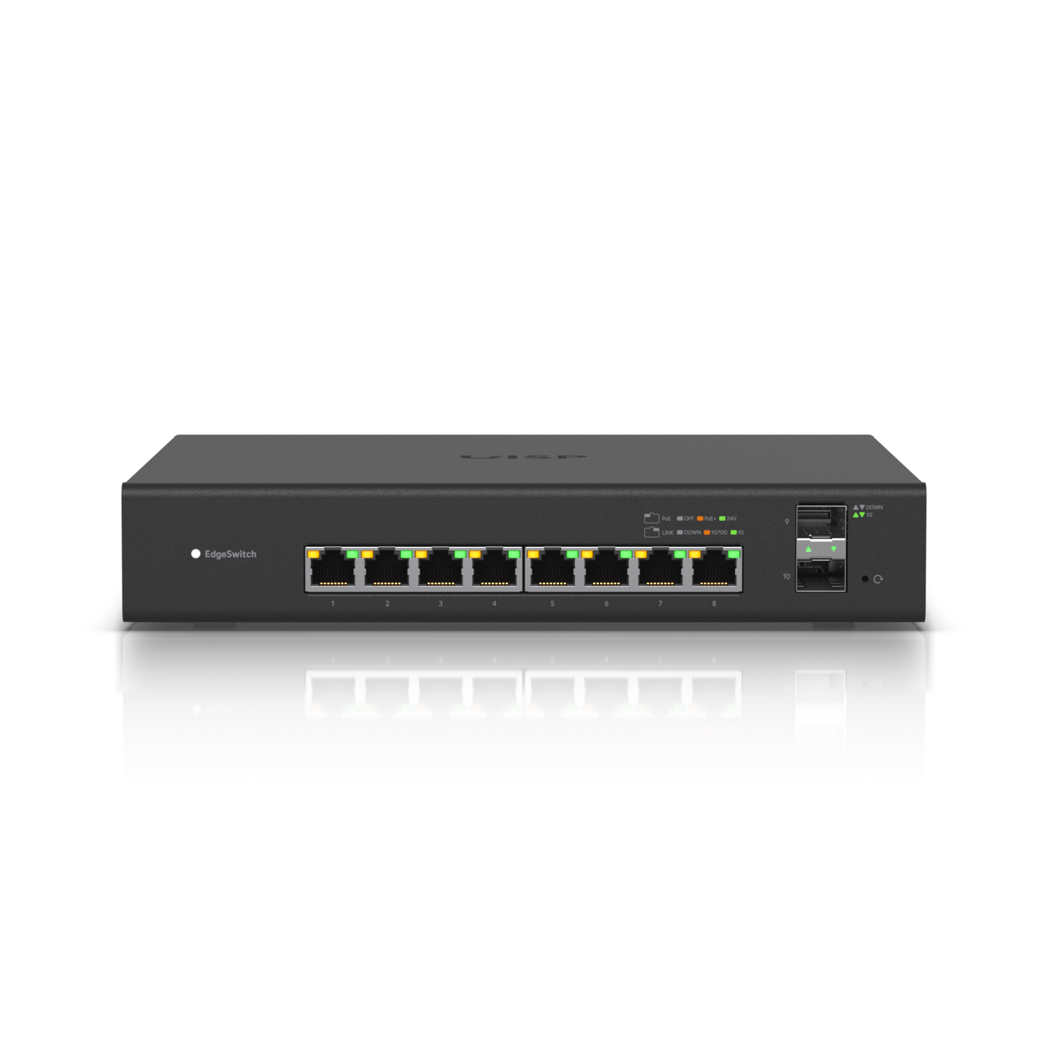 Ubiquiti EdgeSwitch 8-Port Managed Gigabit PoE Switch – ES-8-150W