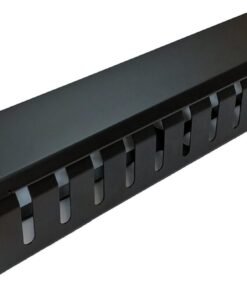 12 Slot Cable Manager 2U Server Rack Wire Management System (Large Slots)
