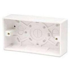 Pattress box Single for PVC Trunking
