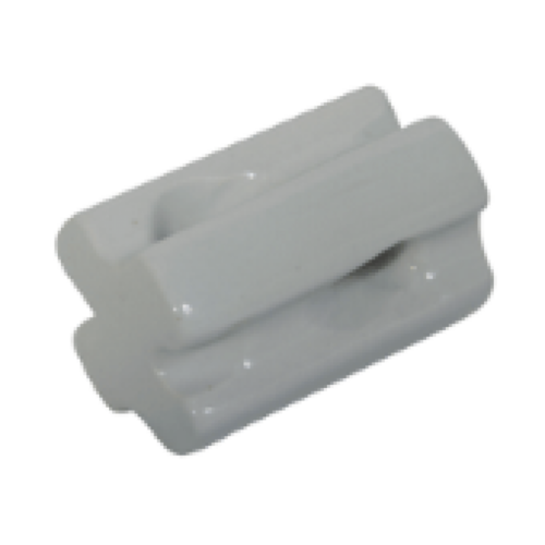 Porcelain electric fence insulators