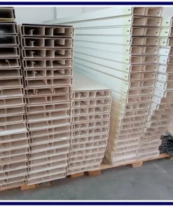 50mm x 250mm Metal Trunking – Powder Coated