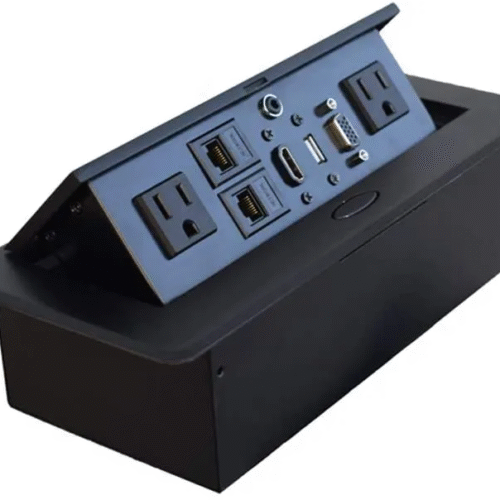 Table top Pop-up Box for Power and Multimedia (VGA, HDMI, USB)