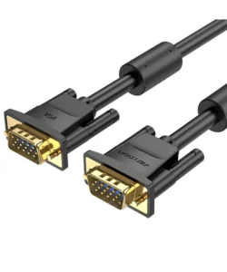 Vention VGA (3+6) Male to Male Cable With Ferrite Cores 5M