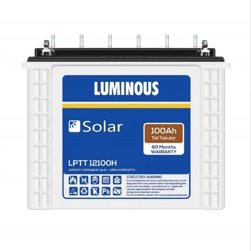 Luminous 12V 100Ah Inverter Tall Tubular Battery