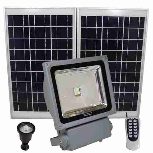 100W LED Solar Floodlight – 200 LEDs Outdoor Security Light